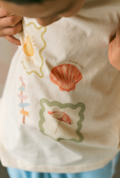 Pastel Palm Tee