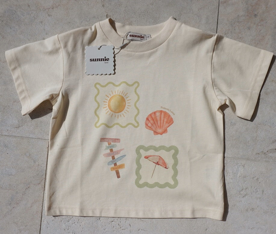 Pastel Palm Tee