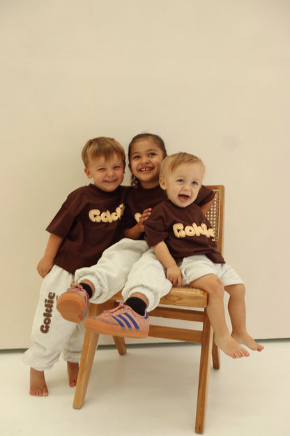 Goldie Kids T- Shirt Chocolate