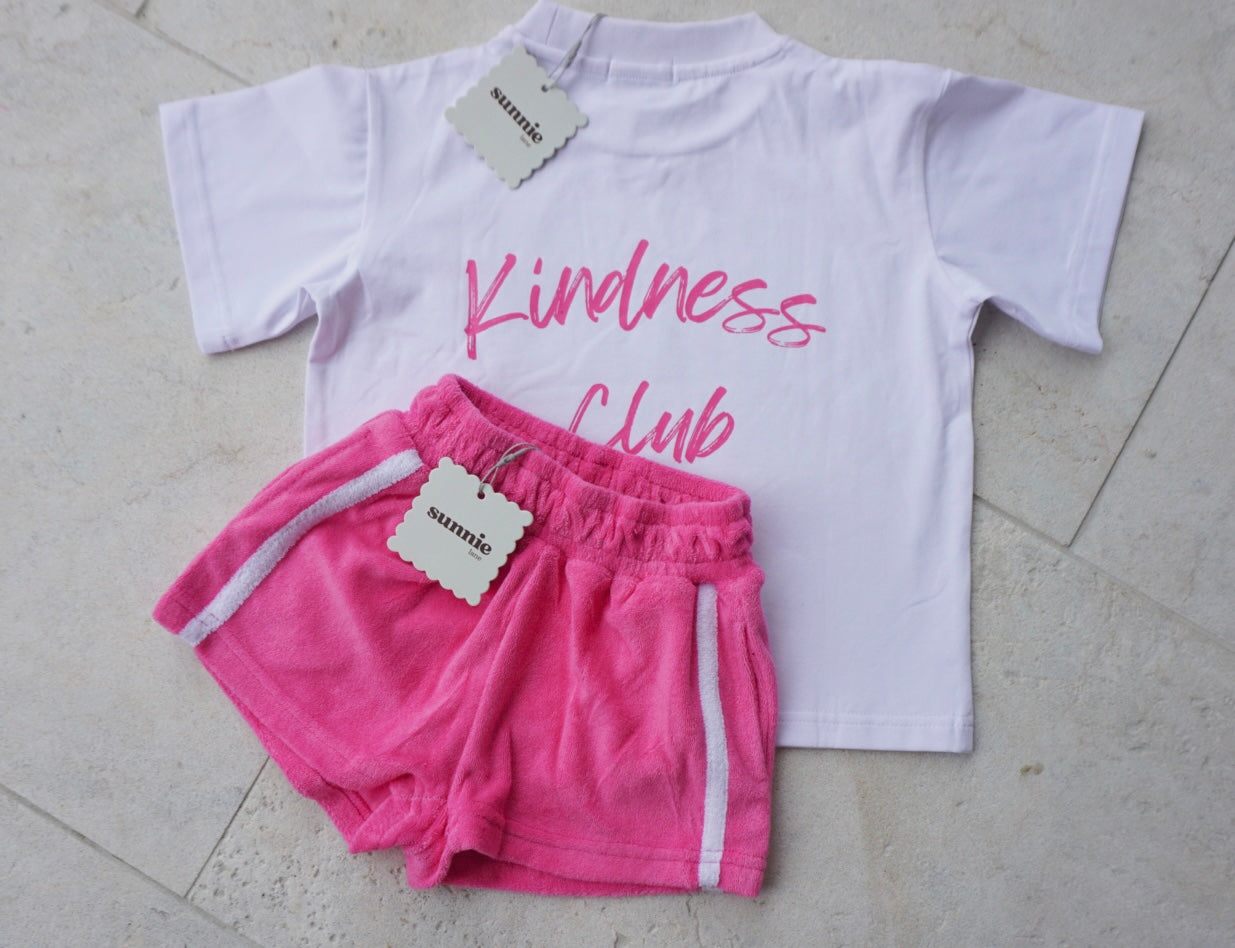 Kindness Club Pink shorts